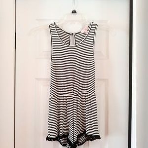 GB Girls Striped Romper